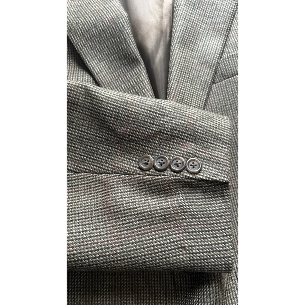 Chaps Ralph Lauren Men's Tweed Wool Houndstooth blazer size 48 R